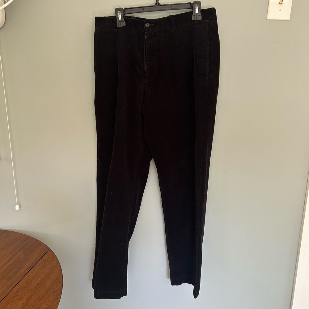 Brooks Brothers Black Corduroys 36x32
